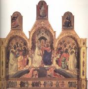 Lorenzo Monaco The Coronation of the Virgin (nn03) oil painting reproduction